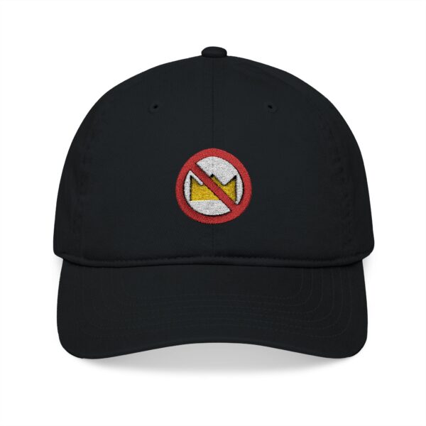 No Kings Dad Cap (Embroidered, white bg) - Image 9
