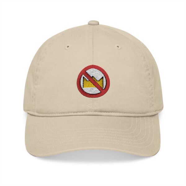 No Kings Dad Cap (Embroidered, white bg) - Image 3