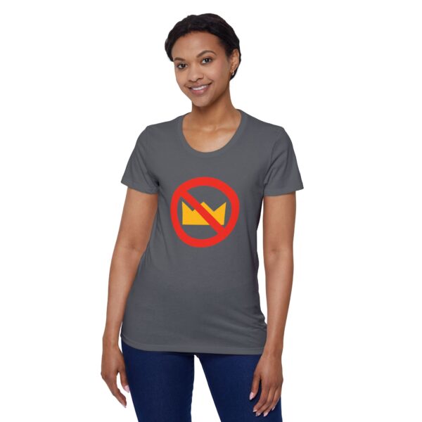 Women's Organic No Kings T-Shirt - Made in USA - Image 11