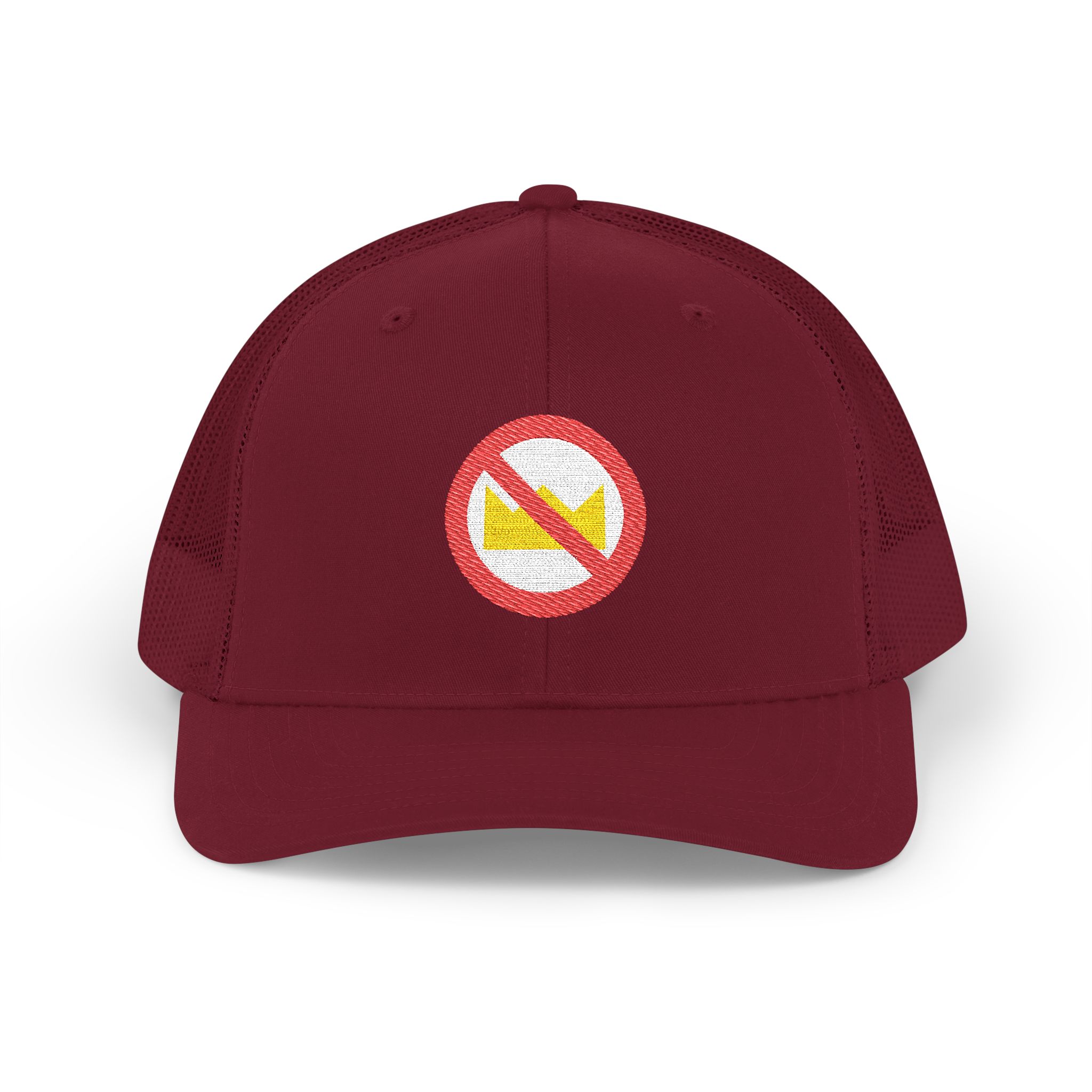 No Kings Trucker Cap (Embroidered, white bg) - Image 43